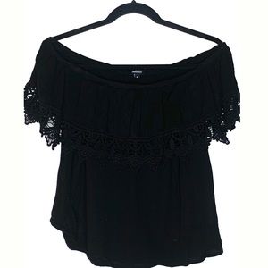 AMBIANCE BLACK BLOUSE XLARGE